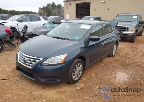 2013 Nissan Sentra S from USA, damaged, VIN 3N1AB7AP7DL747044